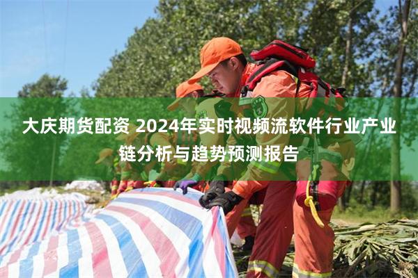 大庆期货配资 2024年实时视频流软件行业产业链分析与趋势预测报告